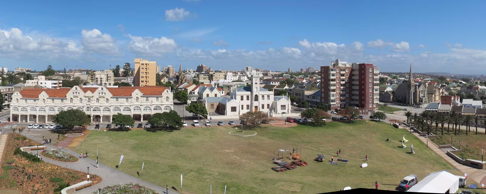 The Donkin Reserve in Gqeberha, seen from the lighthouse
